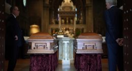 Biden, Harris and Walz attend funeral for former Minnesota House Speaker Melissa Hortman