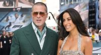 Brad Pitt rocks a British Racing Green-coloured suit as he makes another appearance with his glam girlfriend Ines de Ramon at F1: The Movie premiere in London