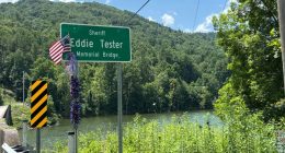 Bridge dedication held for late Johnson County Sheriff Eddie Tester