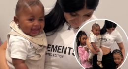 CARDI B POSES IN NEW PHOTO WITH ALL 3 OF HER KIDS PLUS SEE MORE PHOTOS OF BABY BLOSSOM!