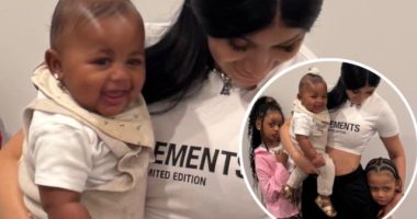CARDI B POSES IN NEW PHOTO WITH ALL 3 OF HER KIDS PLUS SEE MORE PHOTOS OF BABY BLOSSOM!