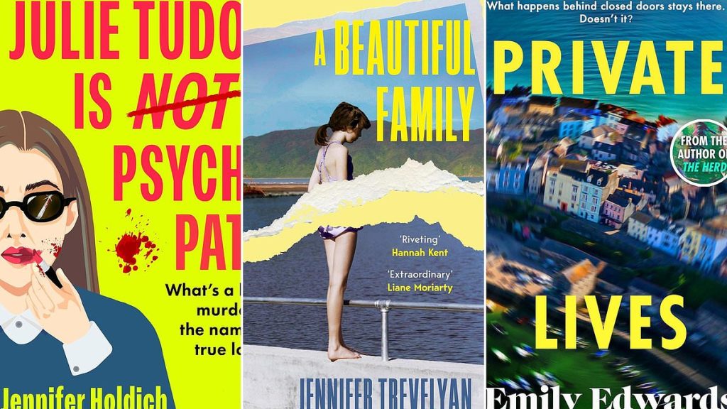 Cardiff killers and mystery men in this months popular fiction: JULIE TUDOR IS NOT A PSYCHOPATH by Jennifer Holdich, A BEAUTIFUL FAMILY by Jennifer Trevelyan, PRIVATE LIVES by Emily Edwards