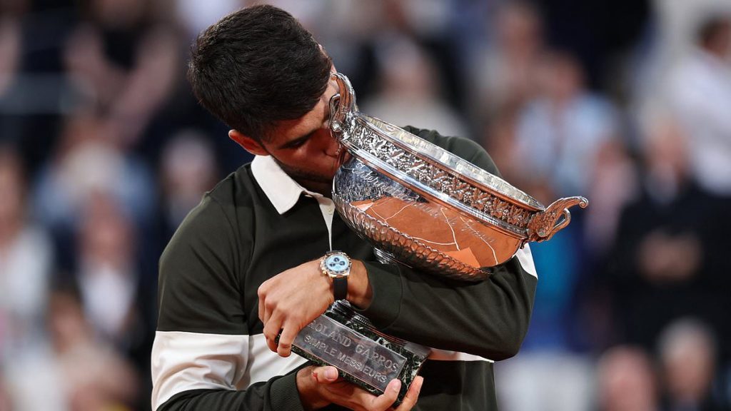 Carlos Alcaraz pulls off stunning comeback as he saves THREE championship points to beat Jannik Sinner and retain his French Open title in epic final