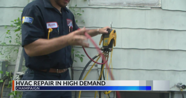 Central Illinois HVAC repair companies swamped with demand