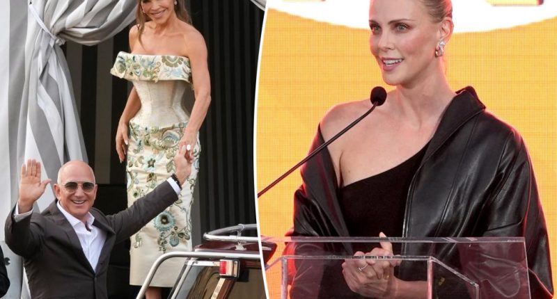 Charlize Theron rips into Jeff Bezos and Lauren Sánchez after $50M wedding extravaganza: ‘They suck’