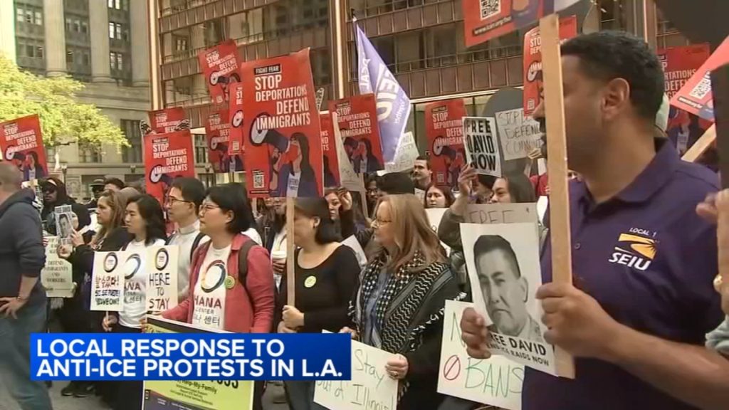 Chicago ICE raids protests today: Advocates hold Daley Plaza protest, blame Donald Trump for unrest during Los Angeles protests