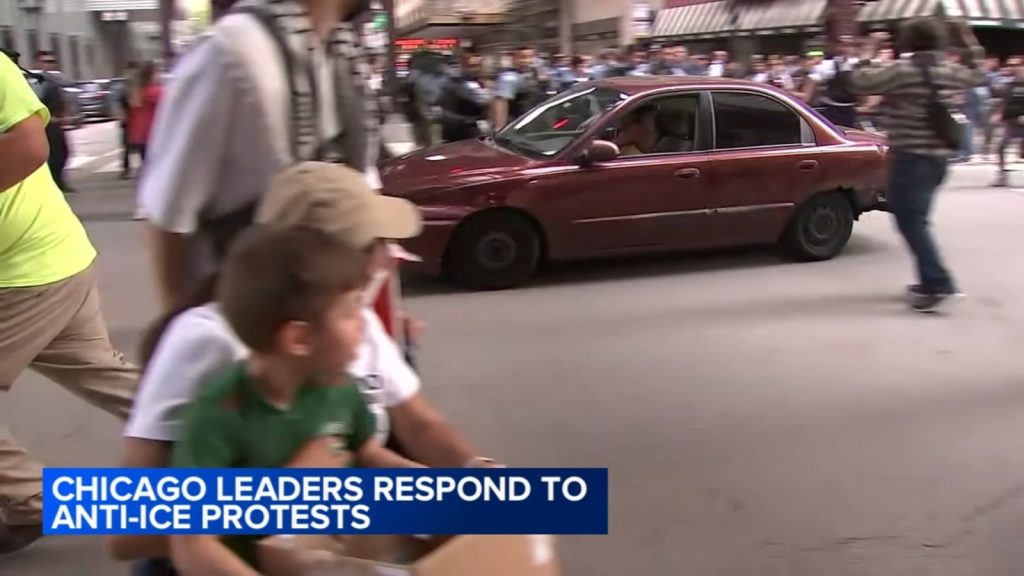 Chicago protest updates: At least 1 injured, 17 arrested in Loop downtown anti-ICE rally on Tuesday, police say