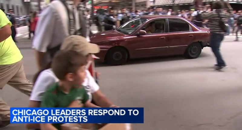 Chicago protest updates: At least 1 injured, 17 arrested in Loop downtown anti-ICE rally on Tuesday, police say