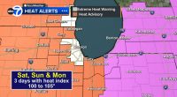 Chicago weather: Extreme Heat Warning issued for all of Cook County this weekend, forecast calls for for heat index in 100s