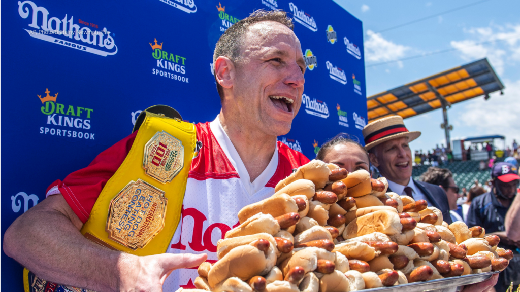 Chomping champion Joey Chestnut to make Coney Island comeback for Nathan's 4th of July hot dog eating contest