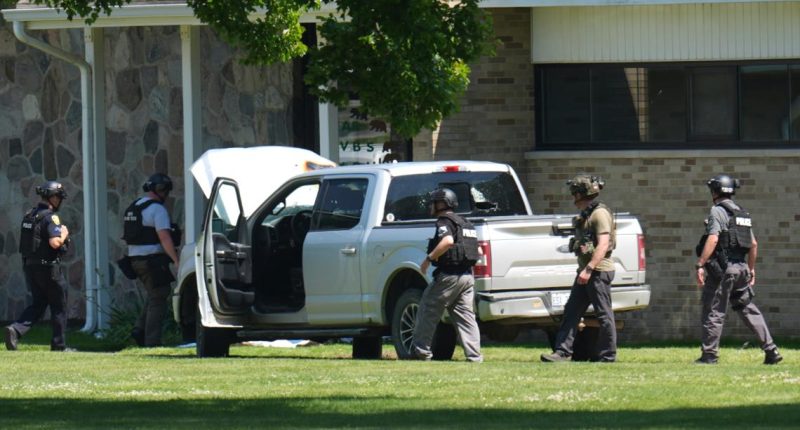Churchgoers kill man trying to commit mass shooting during service