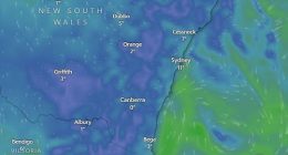 Icy polar blast weather ACT, NSW