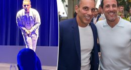Comic Sebastian Maniscalco jokes about ‘nerd’ turned ‘shredded’ Amazon mogul Jeff Bezos at Cannes Lions 2025