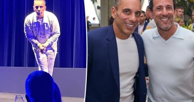 Comic Sebastian Maniscalco jokes about ‘nerd’ turned ‘shredded’ Amazon mogul Jeff Bezos at Cannes Lions 2025
