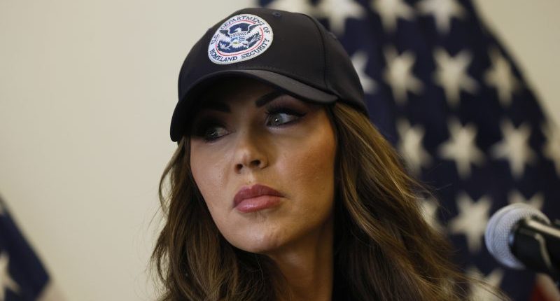 DHS Secretary Noem taken to hospital after allergic reaction