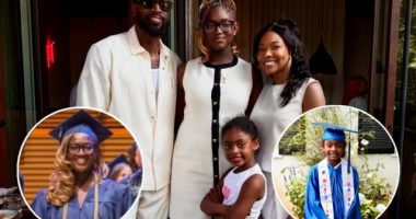 DWYANE WADE AND GABRIELLE UNION CELEBRATE ZAYA AND KAAVIA’S GRADUATIONS