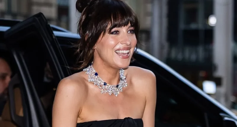 Dakota Johnson Just Wore Over $130,000 Worth of Jewelry to Go on a Walk