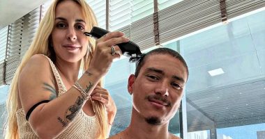 Darwin Nunez shows off a bold new look after he 'tells former team-mate he wants to LEAVE Liverpool' and is 'waiting' for move to European giant as £85million flop nears Anfield exit