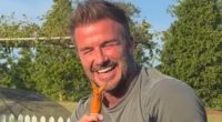 David Beckham makes a very shocking discovering in his carrot patch