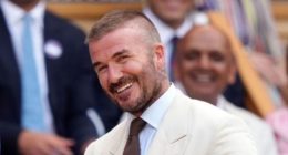 David Beckham shows results of brutal injury at Wimbledon after painful surgery