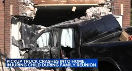 Dodge pickup truck crash into West Woodlawn, Chicago apartment building leaves 4 injured in 600-block of East Marquette Road: CPD