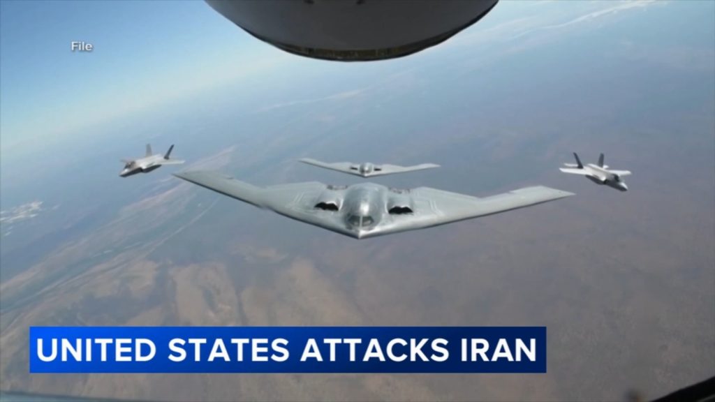 Dozens attend downtown Chicago protest at Federal Plaza against US strikes on Iran by Donald Trump administration