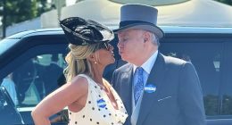 Eamonn Holmes looks loved up with girlfriend Katie Alexander at Ascot