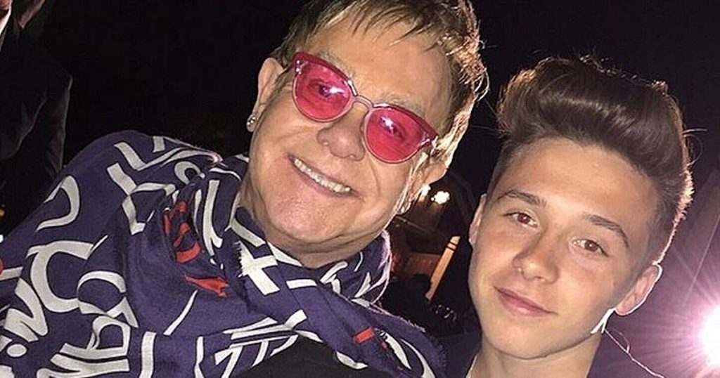 Elton John 'makes feelings clear' with telling message to Brooklyn Beckham amid family row