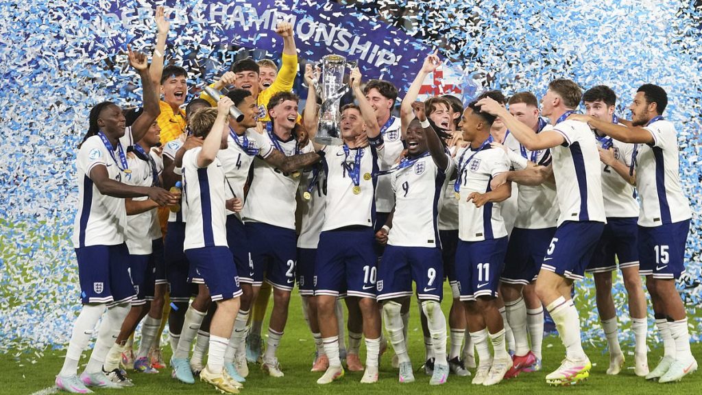 England 3-2 Germany: Lee Carsley's Young Lions win the U21 Euros AGAIN as coach becomes only the second man to achieve incredible feat following rollercoaster final