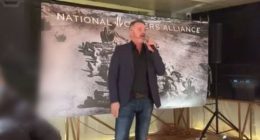 Neighbours star Damien Richardson is the subject of a police investigation after he was recorded allegedly performing the Nazi salute.