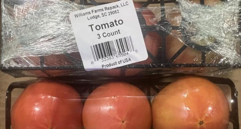 FDA elevates tomato recall in Georgia, S.C., N.C. to highest level