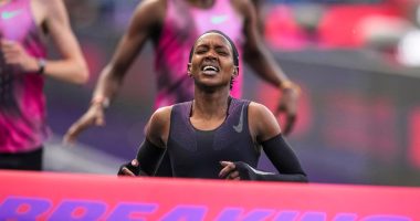 Faith Kipyegon runs fastest mile ever by a woman, but falls short of sub-4 goal