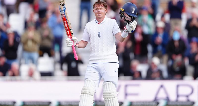 Former England captain Sir Alastair Cook reveals why he thinks Ollie Pope deserves No 3 spot against India