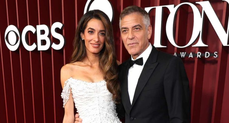 George Clooney Reacts to Being Called an 'Up-and-Comer' in Tonys Monologue