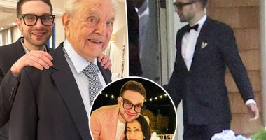 George Soros, 94, absent from son Alex’s wedding to Huma Abedin – but attended ‘intimate family service’ as insider insists billionaire ‘in good health’
