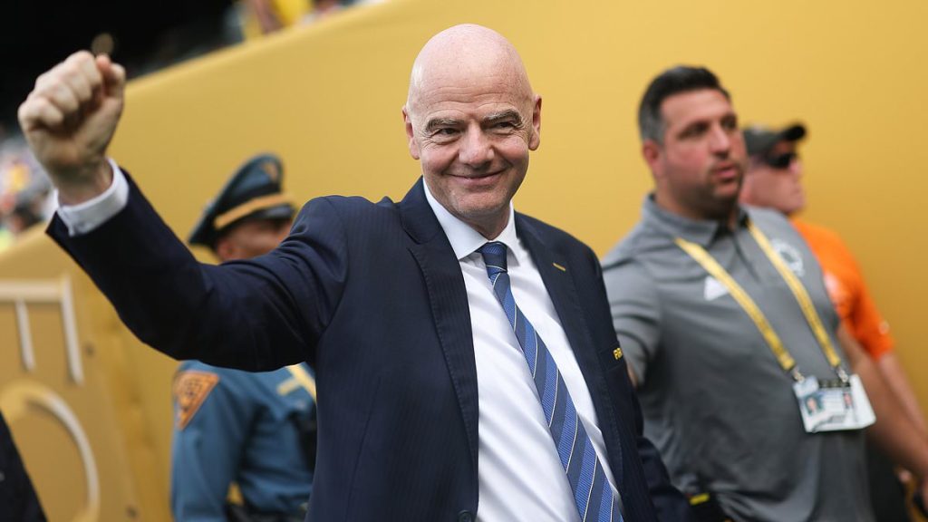 Gianni Infantino insists 'players LOVE the Club World Cup' as he hits back at critics and claims it shows Americans they can 'get rich and famous from football'
