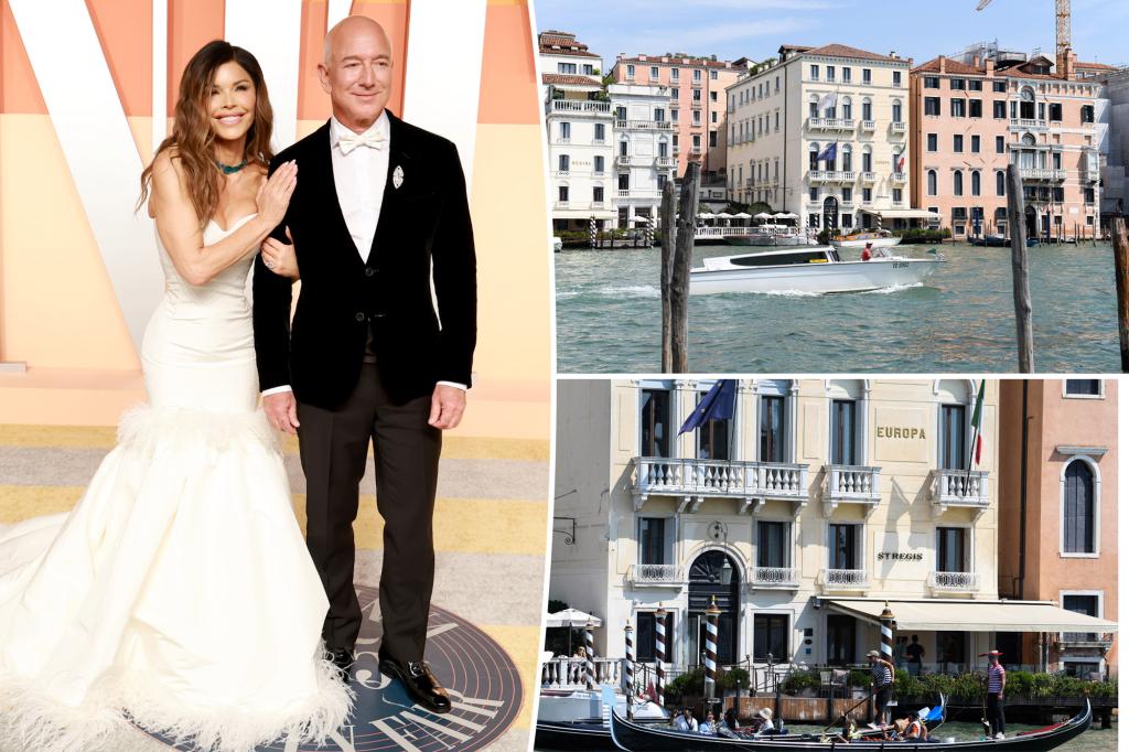 Guests ‘booted’ from luxe Venice hotel to make room for Jeff Bezos and Lauren Sánchez