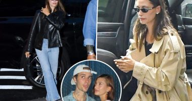 Hailey Bieber ditches her wedding ring as Justin Bieber divorce rumors loom