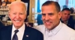 Hollywood star divides fans as he poses with Joe Biden and son Hunter