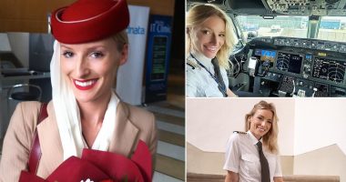 How to become a real high flyer... woman's journey from air hostess to top pilot