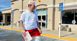 A screenshot of a prank video posted by Bryan Arnett, which was attached to a lawsuit filed by In-N-Out on June 20, 2025, in the United States District Court Central District of California.