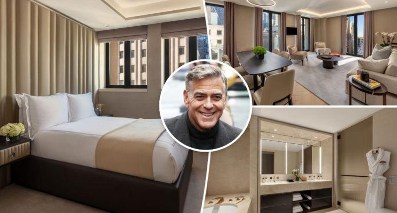 Inside pricey pad at the Mandarin Oriental where George Clooney stayed during Broadway run