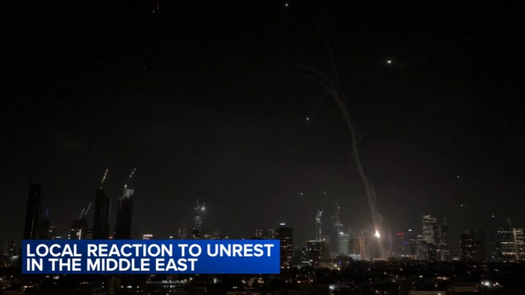 Israel-Iran strikes: Chicago-area groups react, protest; airlines divert flights to O'Hare airport as Tel Aviv airport shuts down