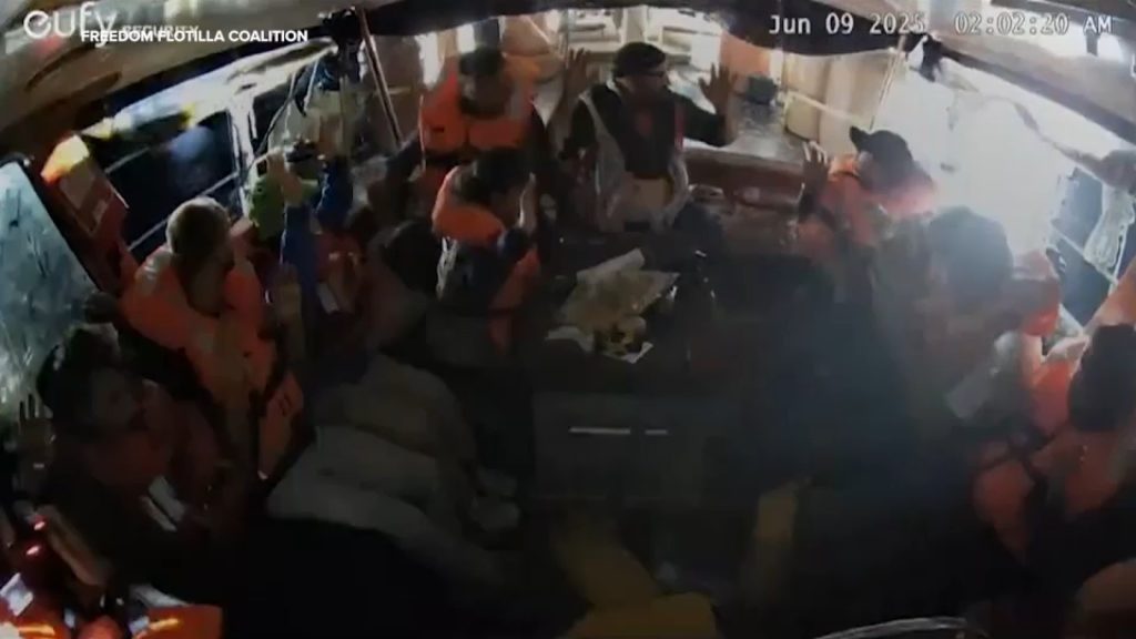 Israeli forces seize Gaza-bound aid boat and detain Greta Thunberg and other activists