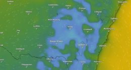 Weather map NSW/ACT