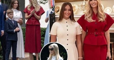 Ivanka Trump’s 13-year-old daughter borrows mom’s $2K dress for special White House visit