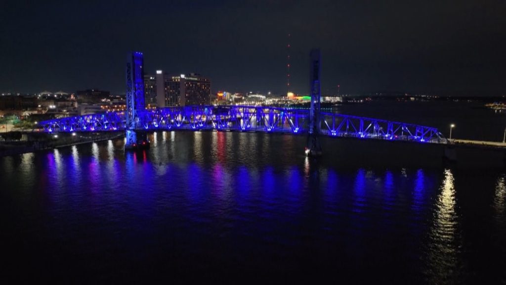 Jacksonville's Main Street Bridge shines bright for 2nd annual Juneteenth celebration