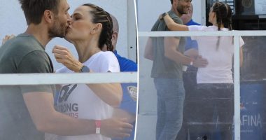 Jennifer Garner smooches boyfriend John Miller at charity event in rare PDA moment