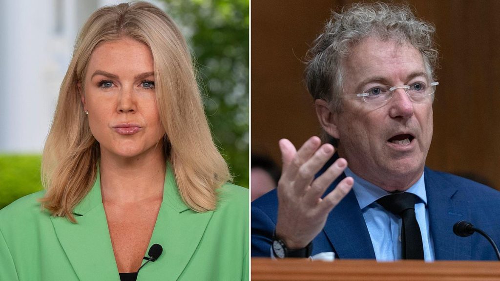 Karoline Leavitt's unsettling warning to Republican rebel holding up Trump's 'big beautiful bill'