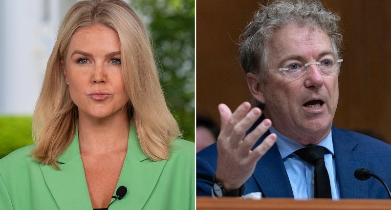 Karoline Leavitt's unsettling warning to Republican rebel holding up Trump's 'big beautiful bill'